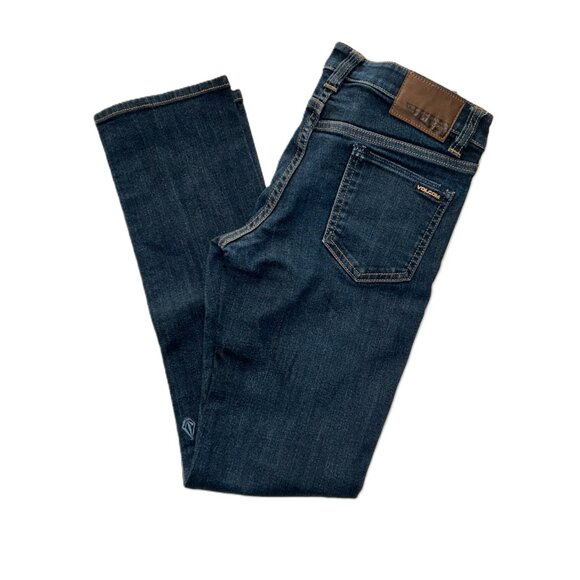 Volcom Boys Vorta Slim Straight Fit Denim Jeans - Size 27 - Picture 2 of 14
